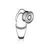 Replacement Side Spray with Hose in Oil Rubbed Bronze