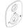 135149WR Escutcheon in Wrought Iron