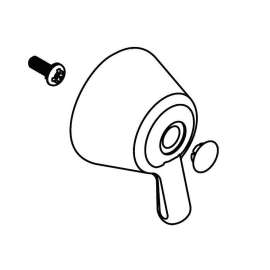 Lever Handle Kit in Wrought Iron