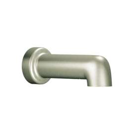 6-1/2in Tub Spout with 1/2in Slip Connection (Less Diverter) in Brushed Nickel
