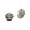 1-1/2in Threaded Tub Drain Kit with Push-N-Lock Drain Assembly in Brushed Nickel