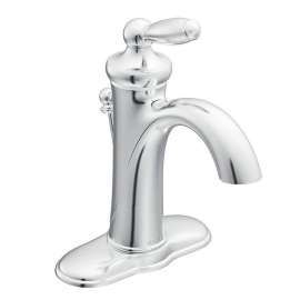 Brantford 66600 Single Handle Single Hole Bathroom Faucet in Chrome
