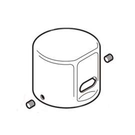 DC Flush Valve Cap in Chrome