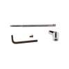 Diverter Lift Rod for Two-Handle Roman Tub Faucet Roman Tub Faucet in Brushed Nickel