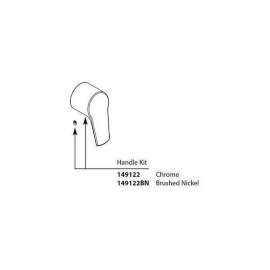 Handle Kit for Single-Handle Tub/Shower in Chrome