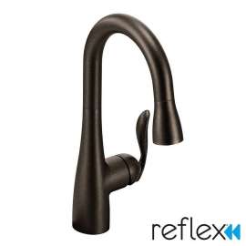 Arbor 5995ORB Single Handle Pulldown Bar Faucet in Oil Rubbed Bronze