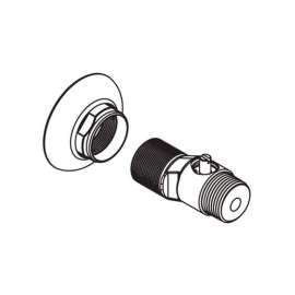 Wall Escutcheon and Gasket in Chrome