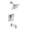 90 Degree TS2713 Bath and Shower Faucet with Posi-Temp Pressure Balanced Trim in Chrome