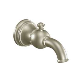 6-3/4in Tub Spout with 1/2in Slip Fit Connection (With Diverter) in Brushed Nickel