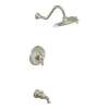 Weymouth TS32104BN Bath and Shower Faucet with Posi-Temp Pressure Balanced Trim in Brushed Nickel
