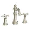Double Handle Widespread Bathroom Faucet in Brushed Nickel