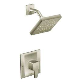 90 Degree TS2712BN Single Handle Posi-Temp Pressure Balanced Shower Trim in Brushed Nickel