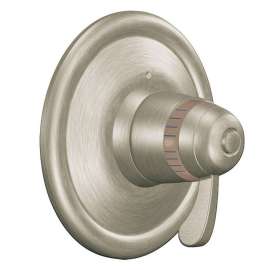 Single Handle Thermostatic Valve Trim in Brushed Nickel