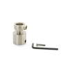Replacement Handle Hub, Screw and Plug in Brushed Nickel