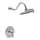 Single Handle Posi-Temp Pressure Balanced Multi-Function Shower Trim with Shower Head in Chrome