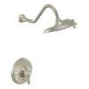 Single Handle Posi-Temp Pressure Balanced Multi-Function Shower Trim with Shower Head in Brushed Nickel