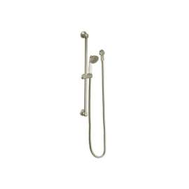 Single Function Hand Shower Package with Hose and Vacuum Breaker in Brushed Nickel