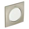 Square Escutcheon Ring in Brushed Nickel