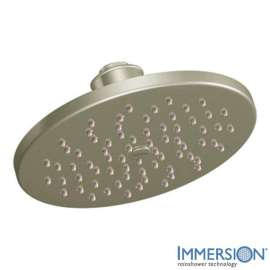8in Rainshower Head with Eco Performance in Brushed Nickel