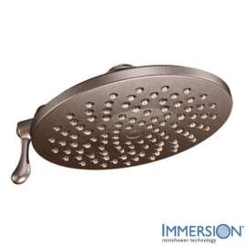 8in Multi Function Rainshower Shower Head in Oil Rubbed Bronze