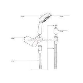 59in Hand Shower Hose in Brushed Nickel