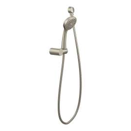 Single Function Hand Shower Package with Hose in Brushed Nickel