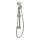 Single Function Hand Shower Package with Hose and Slide Bar in Brushed Nickel