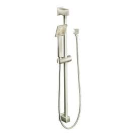 90 Degree S3879EPBN Single Function Hand Shower Package with Hose and Slide Bar in Brushed Nickel
