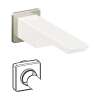 Wall Mount Spout Escutcheon in Brushed Nickel