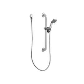 52224GBM15M M-DURA Single Function Hand Shower Package with Slide Bar, Hose and Wall Supply Included