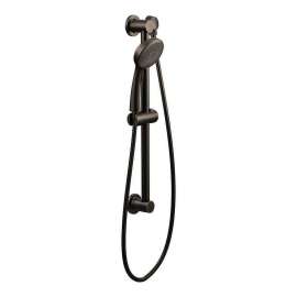 Single Function Hand Shower Package with Hose and Slide Bar in Oil Rubbed Bronze