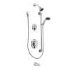 M-DURA T8343 Bath and Shower Faucet with Posi-Temp Pressure Balanced Trim in Chrome