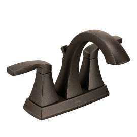 Double Handle Centerset Bathroom Faucet in Oil Rubbed Bronze