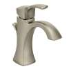 Voss 6903BN Single Handle Single Hole Bathroom Faucet in Brushed Nickel