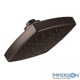 6in Single Function Shower Head in Oil Rubbed Bronze