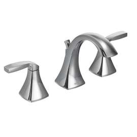 Voss T6905 Double Handle Widespread Bathroom Faucet in Chrome