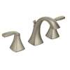 Voss T6905BN Double Handle Widespread Bathroom Faucet in Brushed Nickel