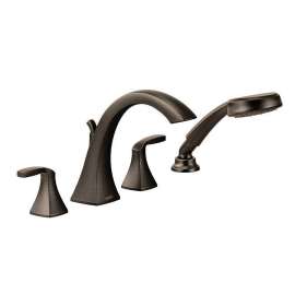 Voss T694ORB Deck Mounted Tub Filler with Hand Shower in Oil Rubbed Bronze