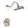 Weymouth TS32102NL Single Handle Posi-Temp Pressure Balanced Multi-Function Shower Trim with Shower Head in Nickel