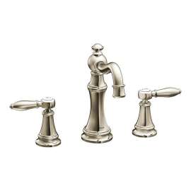 Weymouth TS42108NL Double Handle Widespread Bathroom Faucet in Nickel