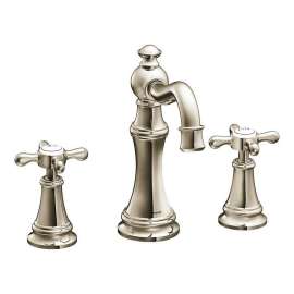 TS42114NL Weymouth Double Handle Widespread Bathroom Faucet in Nickel