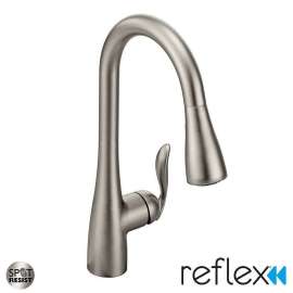 Arbor 7594SRS Single Handle Pulldown Kitchen Faucet in Spot Resist Stainless