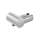 Handshower Wall Bracket with Drop Ell in Chrome