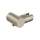 Handshower Wall Bracket with Drop Ell in Brushed Nickel