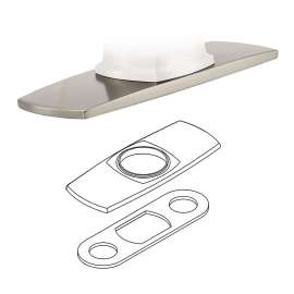 161919BN Deck Plate in Brushed Nickel
