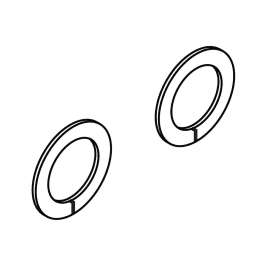 Hot and Cold Indicator Rings in Chrome