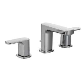 Rizon T6920 Double Handle Widespread Bathroom Faucet in Chrome