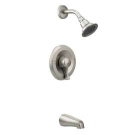 M-DURA T8389EP15CBN Bath and Shower Faucet with Posi-Temp Pressure Balanced Trim in Classic Brushed Nickel