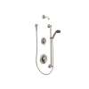 Shower System Trim Package with 2.5 GPM Single Function Hand Shower and Slide Bar Less Rough-In Valve in Classic Brushed Nickel