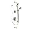 M-DURA T8343CBN Bath and Shower Faucet with Posi-Temp Pressure Balanced Trim in Classic Brushed Nickel